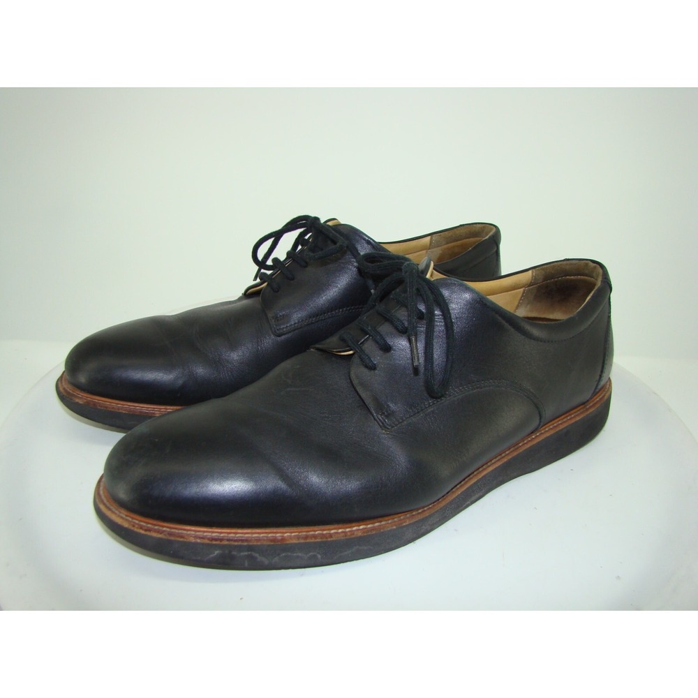 SAMUEL HUBBARD MENS BLACK LEATHER Lace Up SHOES SIZE 14   C116 - Picture 6 of 10